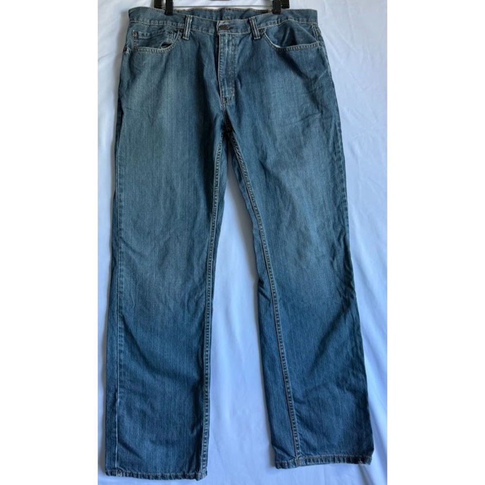 Levi's 559 Jeans Men 38x34 Blue Demin Relaxed Straight Zip 5 Pockets Casual‎